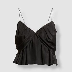 Frame Black Silk Camisole